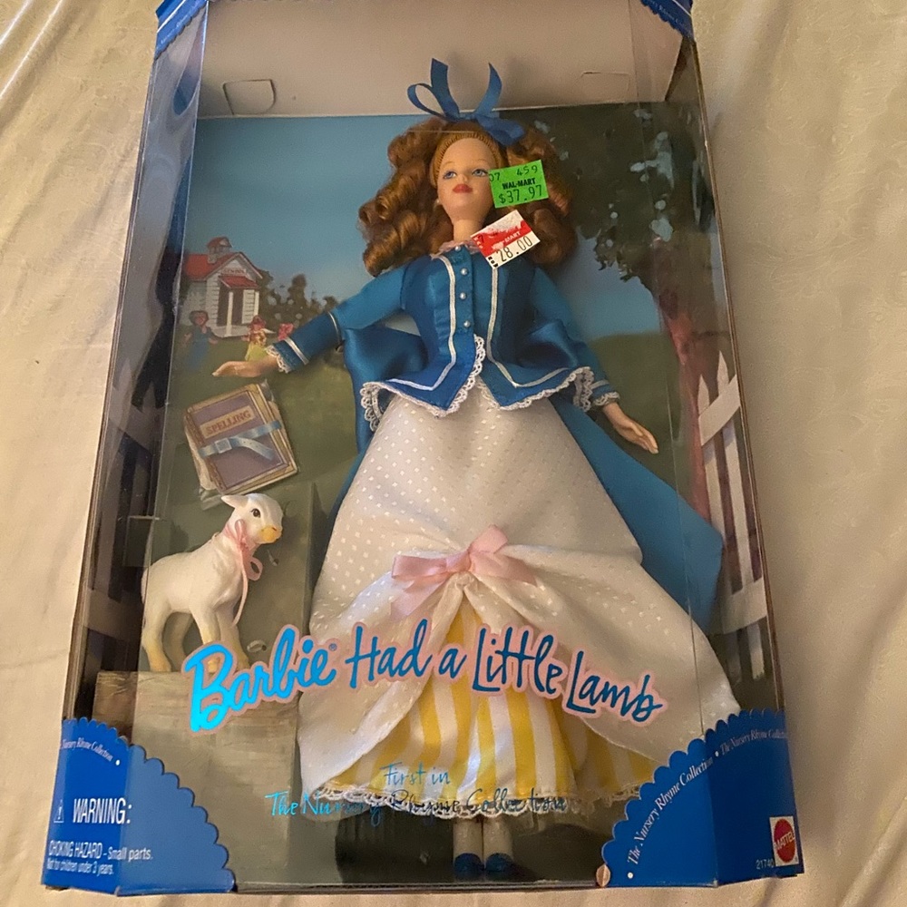 Vintage Barbie as Mary Has A  Little Lamb!